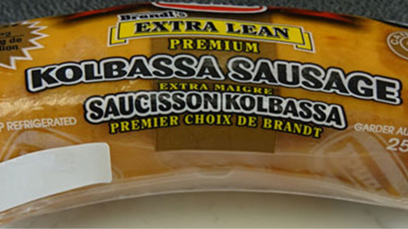 Rappel de Saucisson Kolbassa extra maigre de marque Brandt