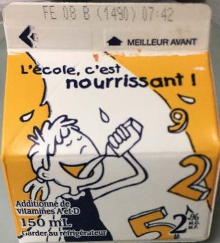 Rappel de certains laits: des agents d'assainissement seraient la cause d'empoisonnement