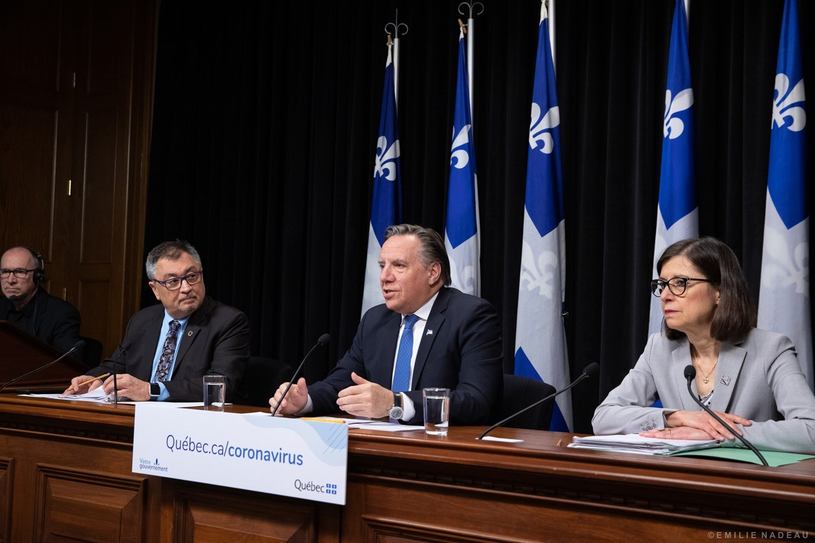 « En avril, on ne lâche pas d'un fil » —François Legault