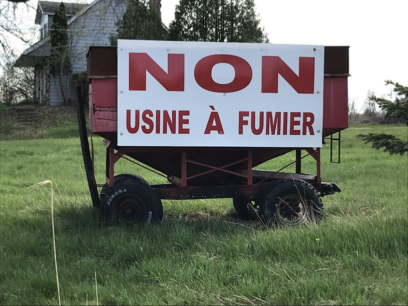 L’usine Champag à Saint-Roch-de-Richelieu « ne doit pas voir le jour dans notre municipalité », selon un groupe d'opposants