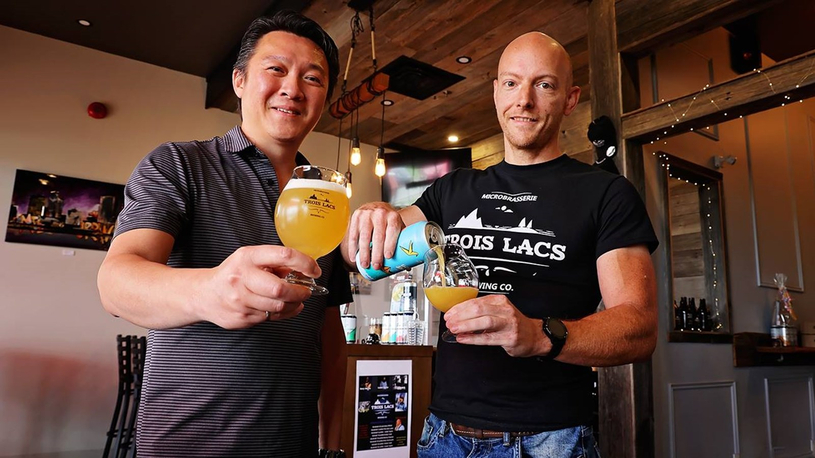 Cet été, laissez-vous tenter par la nouvelle bière Boom Shake de la Microbrasserie 3 Lacs 
