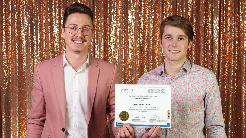 La Fondation du Cégep célèbre la réussite de 90 étudiants en remettant 41 000 $ en bourses
