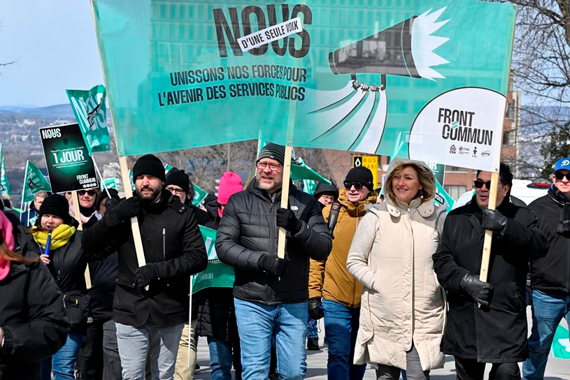 Secteur public: la moitié des Québécois en désaccord avec l'offre du gouvernement