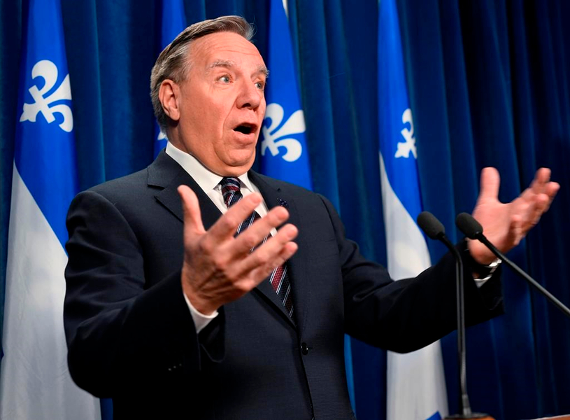 «Le nombre d'étudiants anglophones menace la survie du français», affirme Legault