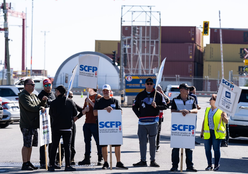 Les débardeurs du port de Montréal contesteront la demande d'arbitrage exécutoire