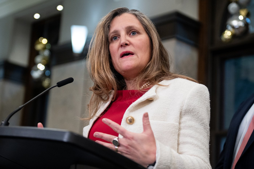 Alerte: Chrystia Freeland quitte le cabinet de Justin Trudeau