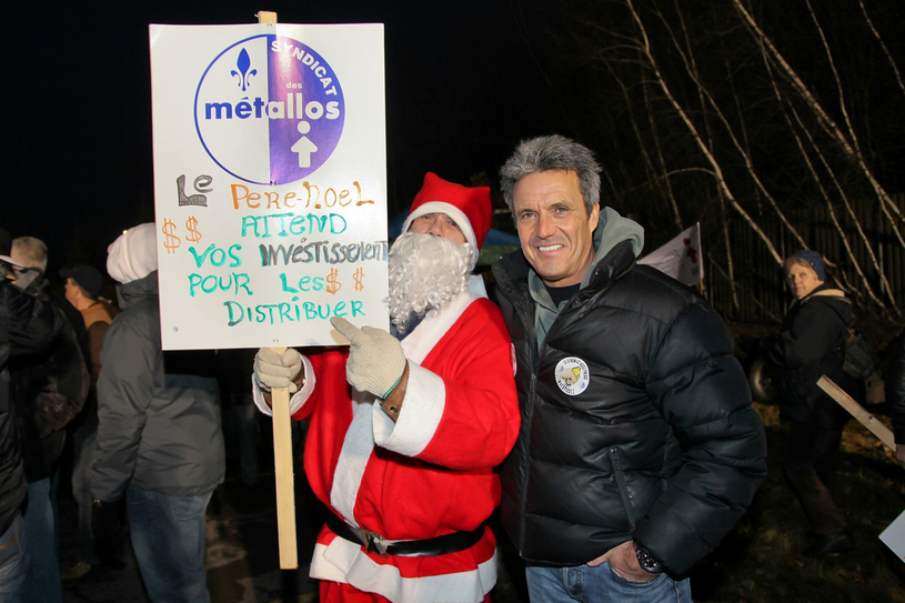 Les syndiqués d’ArcelorMittal manifestent (MISE À JOUR)