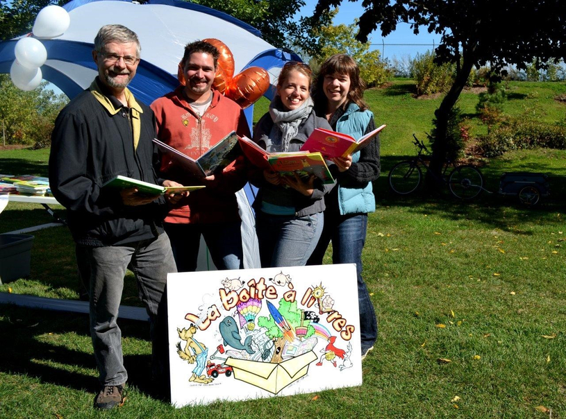 Une bibliothèque… dans un parc près de chez-vous !