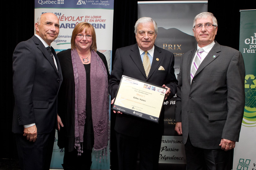 Le Sorelois Gilles Valois honoré par Loisir et Sport Montérégie