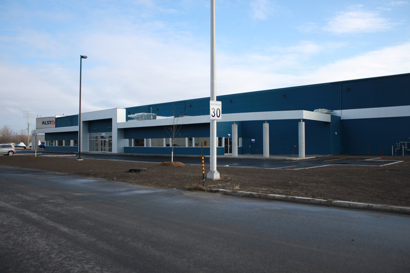 Le bâtiment de la nouvelle usine d’Alstom Énergie & Transport est complété