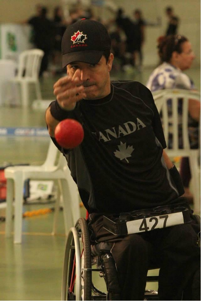 Marco Dispaltro à la conquête du sommet en boccia