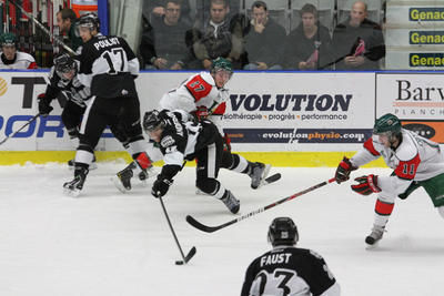 L'Armada a perdu le contrôle du match contre les Mooseheads