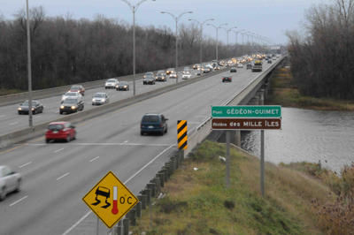 Le pont Gédéon-Ouimet doit subir des travaux majeurs