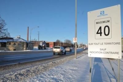 Sainte-Thérèse ne fait pas plus d'argent depuis qu'elle a baissé la limite de vitesse