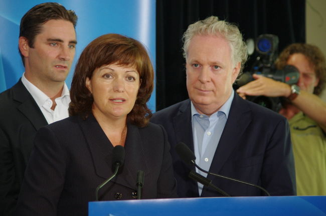 Elle a contribué à la Coalition Avenir Québec