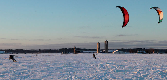 Le centre SADP présentera une compétition de snowkite