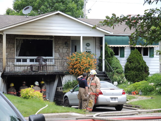 Une maison de la rue Place Chayer a brûlé