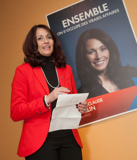 La candidate libérale lance sa campagne