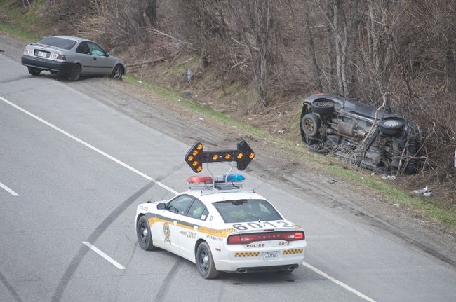 Trois blessés dans un accident à haute vitesse