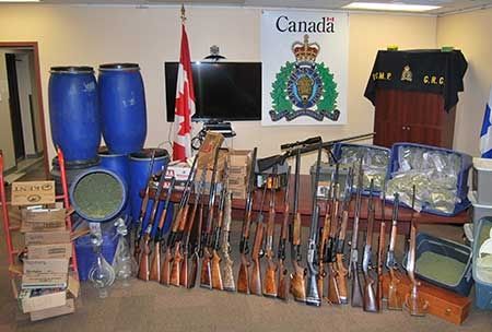 Production de cannabis à grande échelle dans les Laurentides : neuf arrestations