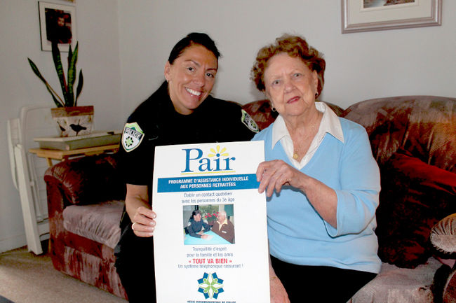 Une dame de 87 ans sauvée grâce au programme PAIR