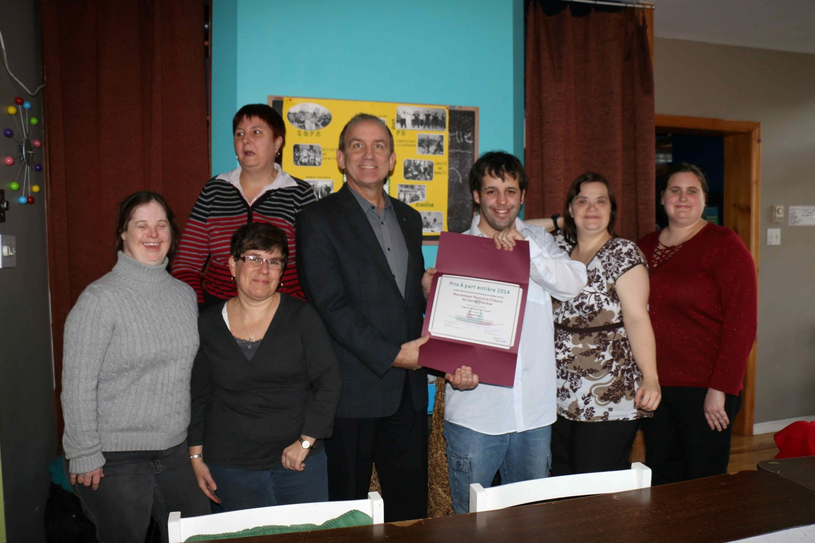 Mention spéciale pour le Mouvement Personne D’Abord de Sainte-Thérèse