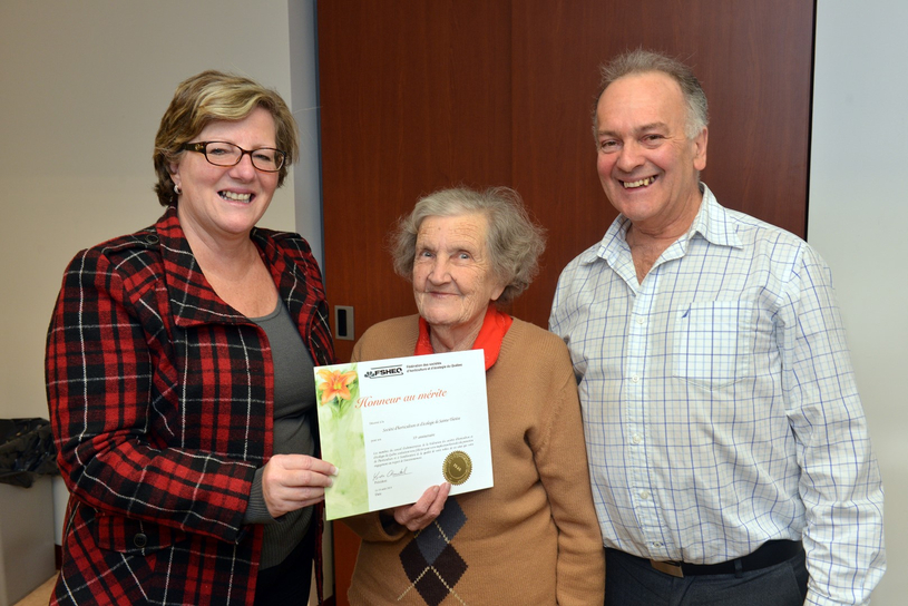 Un hommage pour la Société d'horticulture et d'écologie de Sainte-Thérèse