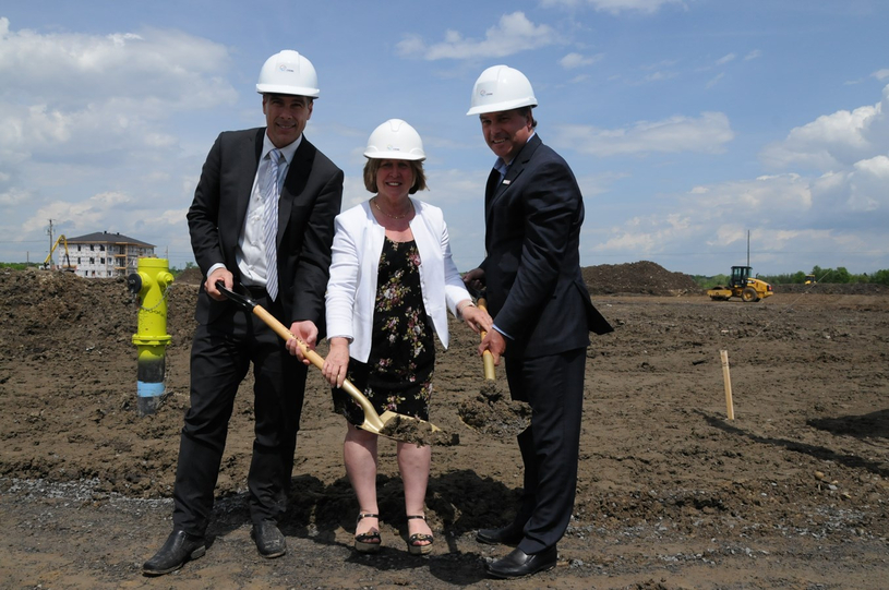 Nouvelle école primaire à Saint-Augustin: les travaux sont officiellement lancés