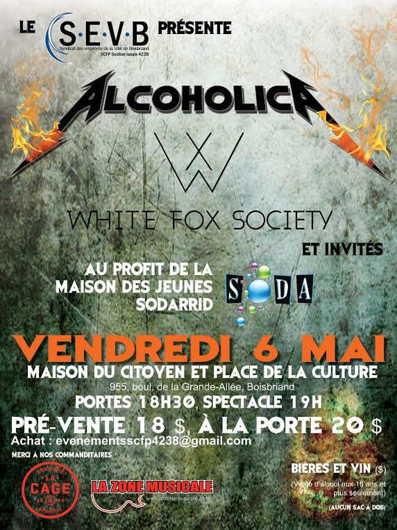 Spectacle-bénéfice pour la Maison des jeunes Sodarrid