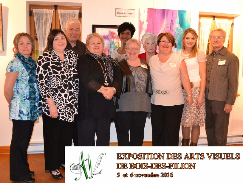 Exposition des artistes en arts visuels de Bois-des-Filion 