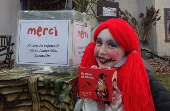 Campagne des tirelires d'Halloween Leucan