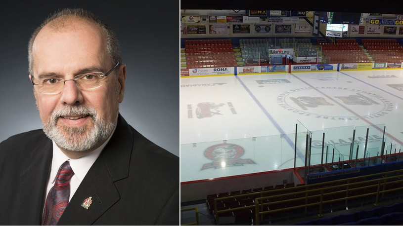 Le maire de la Ville de Saint-Georges, Claude Morin dément la rumeur à l'effet qu'un club de la LHJMQ déménagerait