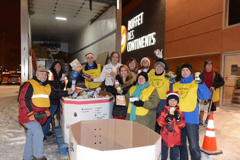 3140 kilos de denrées récoltées grâce au Buffet des Continents de St-Jérôme