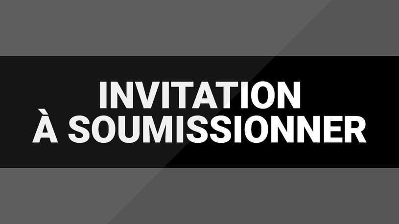 Invitation à soumissionner