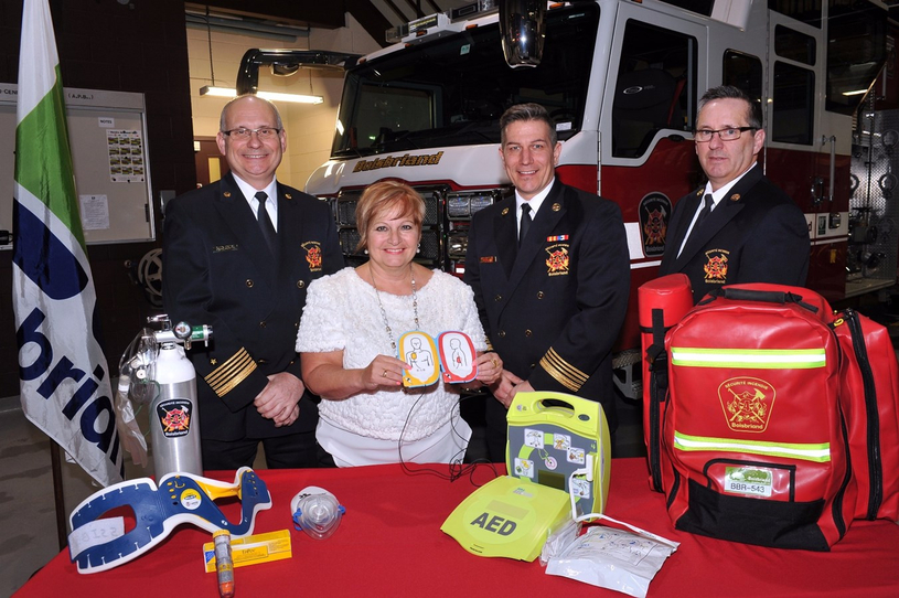 Les pompiers premiers répondants
