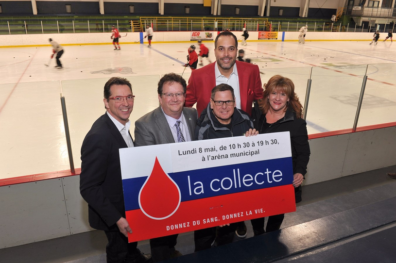 Collecte de sang: Tendez le bras!