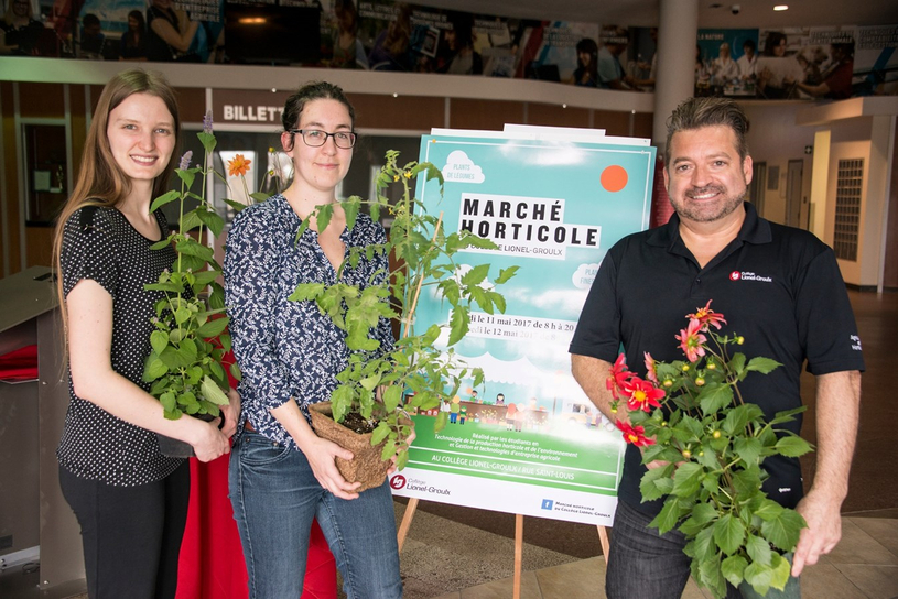 Marché horticole 2017 du Collège Lionel-Groulx: Du labeur étudiant à votre table 