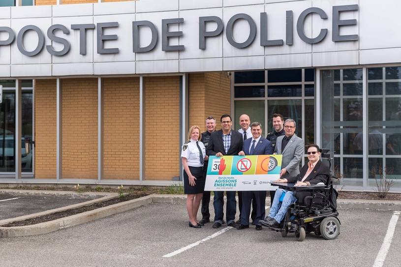 Campagne sur la sécurité routière : vitesse, cellulaire au volant et partage de la route