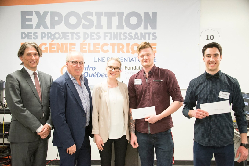 Hydro-Québec s’associe une fois de plus à la Fondation du Collège Lionel-Groulx  pour l'exposition des finissants en génie électrique 