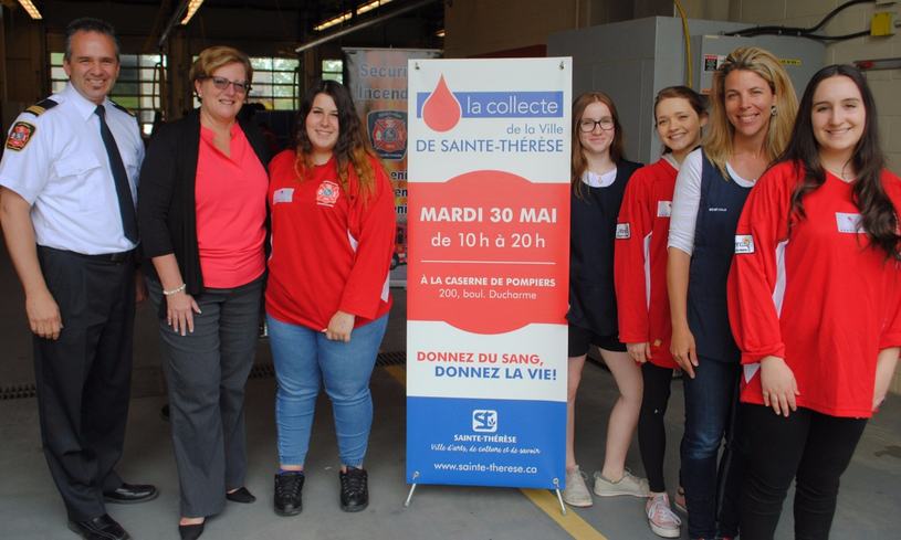 Collecte de sang de Sainte-Thérèse : 350 donneurs font une différence