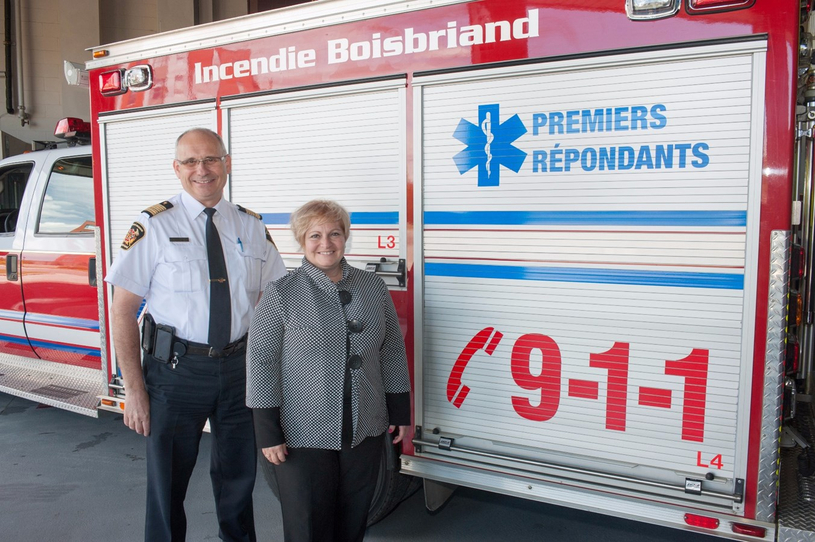 Le service de pompiers premiers répondants est effectif à Boisbriand