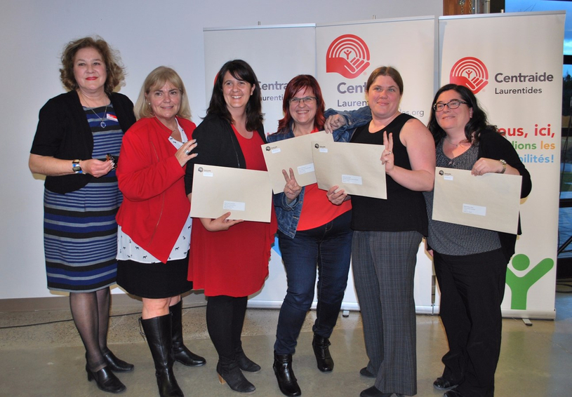 Centraide Laurentides remet plus de 38 000$ à quatre organismes de Mirabel!