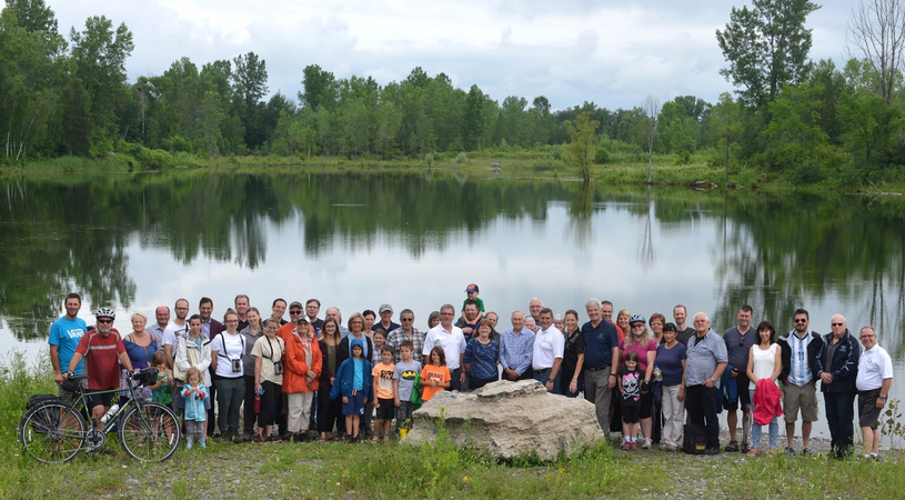 Inauguration du boisé des lacs Fauvel