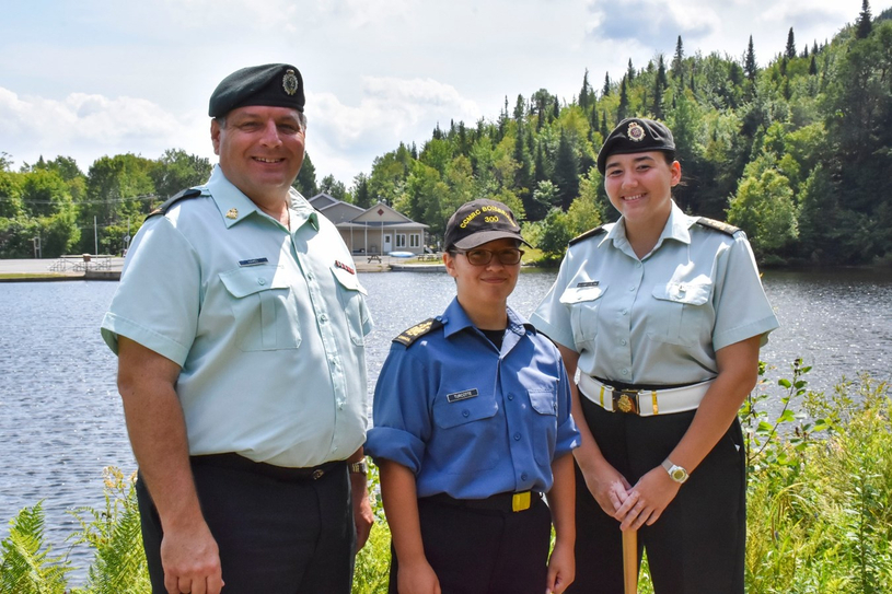 Une cadette de Boisbriand nommée commandant d’un jour au Centre d’entraînement musical des cadets de l’Est