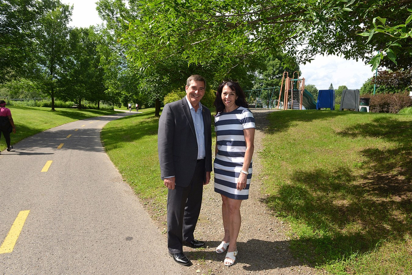 Travaux au parc de la rue de la Sentinelle à Blainville