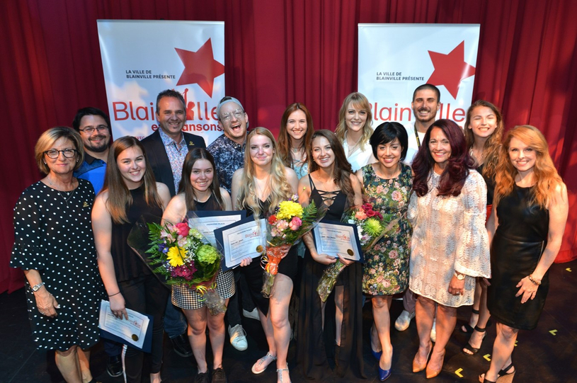 Couronnement des gagnantes du concours Blainville en chansons 2018