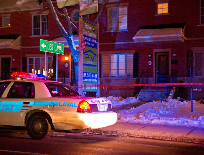 Violation de domicile à Laval : une personne est légèrement blessée
