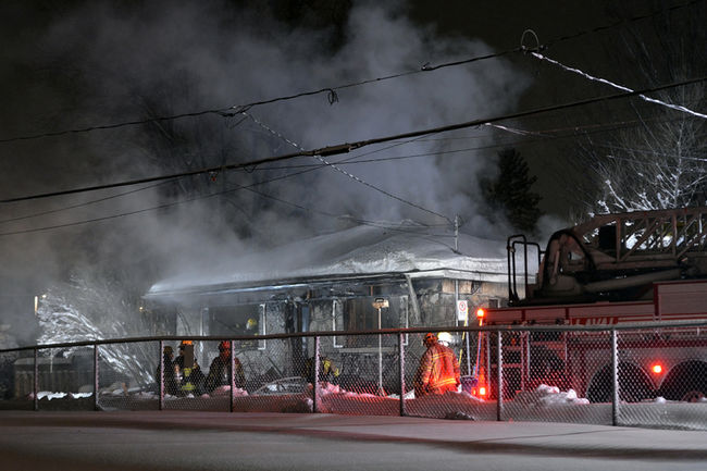 Un incendie suspect dans une résidence abandonnée de Laval