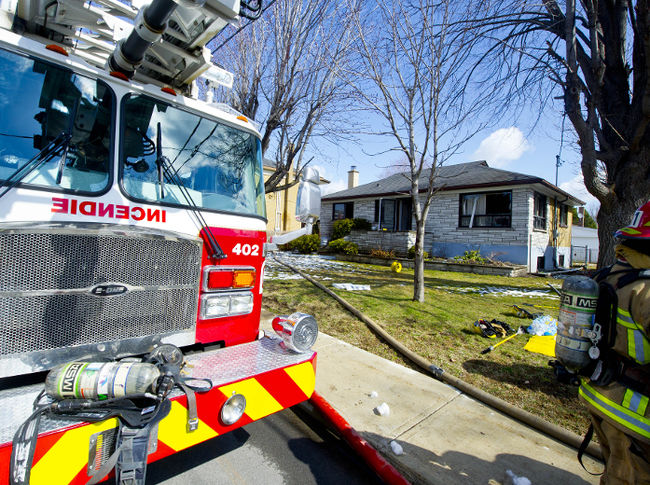Le feu endommage une résidence de Chomedey
