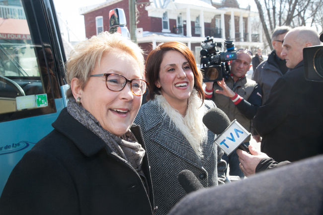 Pauline Marois présente Djemila Benhabib